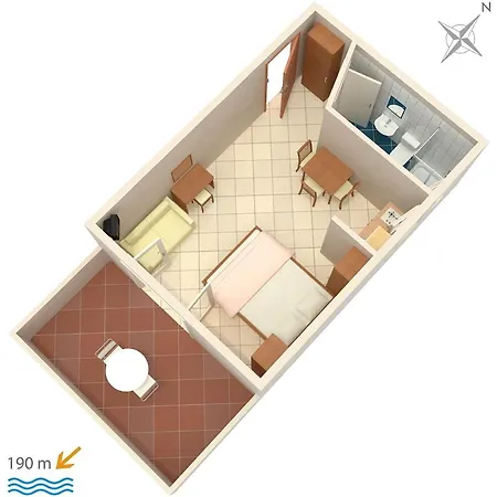 By The Sea Kampor, Rab - 5037 Apartment Kampor