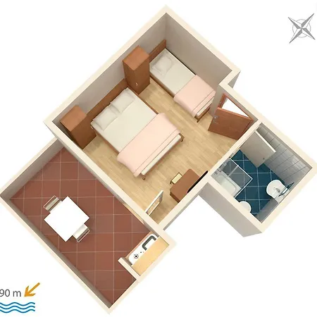 Apartment By The Sea Kampor, Rab - 5037 Kampor